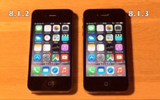 iOS 8.1.3 против iOS 8.1.2: тест быстродействия
