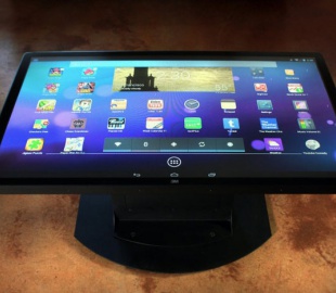 Сенсорный Android-стол Ideum Platform 46 распознаёт до 60 прикосновений