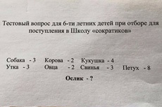 В соцсетях затруднились решить задачку для дошкольников
