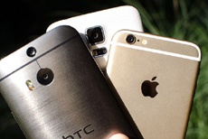 Сравнение скорости работы iPhone 6, Galaxy S5 и HTC One M8