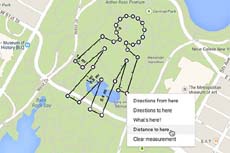 Google Maps научился измерять расстояние по точкам