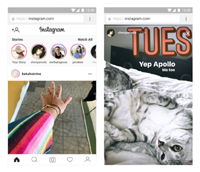 Instagram запустил «Истории» в браузере