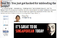 Anonymous предъявили ультиматум корреспонденту сингапурской Straits Times