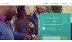 Google открыла промо-сайт Android Wear