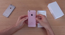 Распаковка первого клона iPhone 6s в розовом корпусе