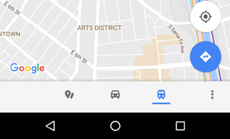 В Android-версию Google Maps добавлена новая навигационная панель