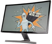 Samsung контролирует 68 % мирового рынка изогнутых мониторов