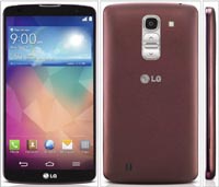 Пресс-фото красного LG G Pro 2