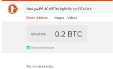 DuckDuckGo показывает баланс любого кошелька Bitcoin