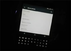Фотография смартфона BlackBerry с Android Lollipop