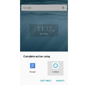 В Cortana для Android добавлена функция активации при удержании кнопки "Домой"