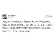 Alcatel готовит свой первый смартфон на Windows 10 Mobile