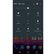 В меню быстрых настроек Android 7.0 Nougat появится виджет погоды