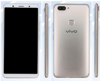Vivo X20 с узкими рамками на фото