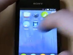 Демонстрация Firefox OS на Sony Xperia E