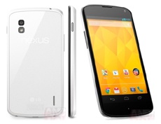 Официальные изображения LG Nexus 4 в белом цвете