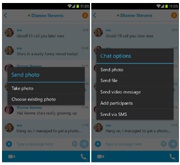 В Skype для Android появилась возможность передачи фото оффлайн-контактам