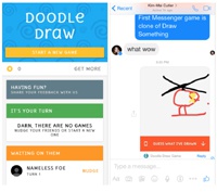В мессенджере Facebook появилась первая игра