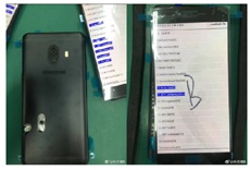 Samsung Galaxy C10 с двойной камерой засветился на фото