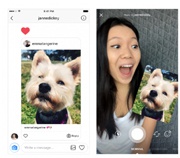 Instagram позволяет отвечать на посты с помощью фото и видео