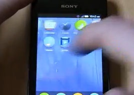 Демонстрация Firefox OS на Sony Xperia E