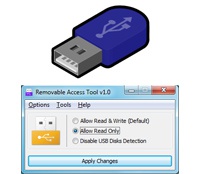 Удобное ограничение доступа к USB-флэшкам
