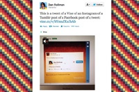 Пользователи твиттера предпочли Vine инстаграму