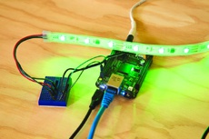 Интернет-спидометр на светодиодах