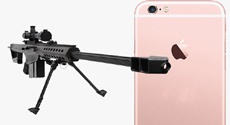 iPhone 6s расстреляли из винтовки 50-го калибра