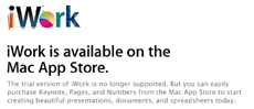 Баг в Mac App Store позволяет пользователям пробной версии iWork бесплатно обновиться до полной версии