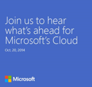 20 октября Microsoft проведёт мероприятие, посвящённое облачным технологиям