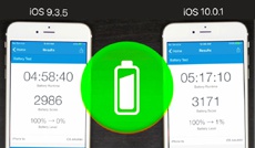iOS 10 существенно улучшила не только производительность, но и автономность устройств Apple