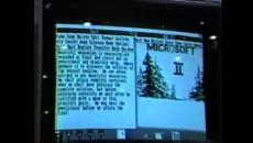 Первая видеозапись интерфейса Windows (1983 год)