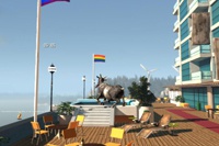 Создатели «Симулятора козла» анонсировали мобильное игровое дополнение Goat City Bay