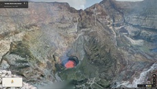 В Google Street View можно рассмотреть действующий вулкан изнутри