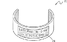 Samsung запатентовала браслет Galaxy Band с изогнутым экраном