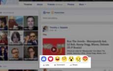 Facebook вместо «дизлайка» тестирует кнопку с семью эмоциями