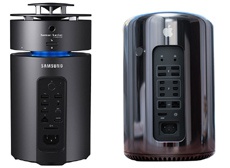 Samsung выпустила цилиндрический компьютер в стиле Mac Pro