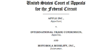 Апелляционный суд вернул иск Apple против Motorola в ITC