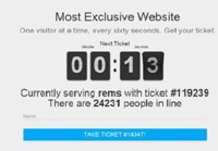 В сети появился «самый эксклюзивный сайт в мире» — заходить нужно по одному