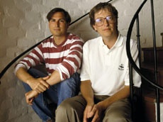Стив Джобс и Билл Гейтс. Друзья, соперники или враги?