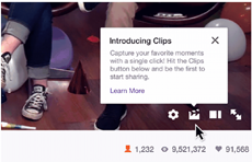 Twitch представил инструмент для создания коротких клипов