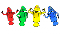 Первые фигурки-логотипы Android выглядели жутковато