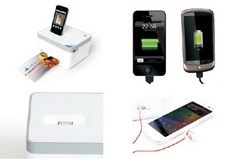 Принтер и зарядная станция для iPhone