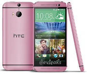 Первый рендер HTC One (M8) розового цвета