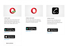 Opera Mini больше недоступен для загрузки в Windows Store
