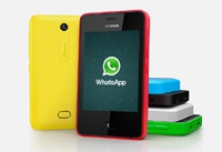 Nokia Asha 501 получил WhatsApp