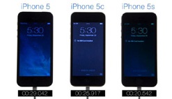iPhone 5S, iPhone 5C, iPhone 5 - сравнение скорости загрузки