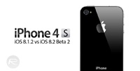 iPhone 4S с iOS 8.2 Beta 2 работает заметно быстрее