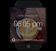 Концепт Microsoft Windows Watch с удобным интерфейсом
